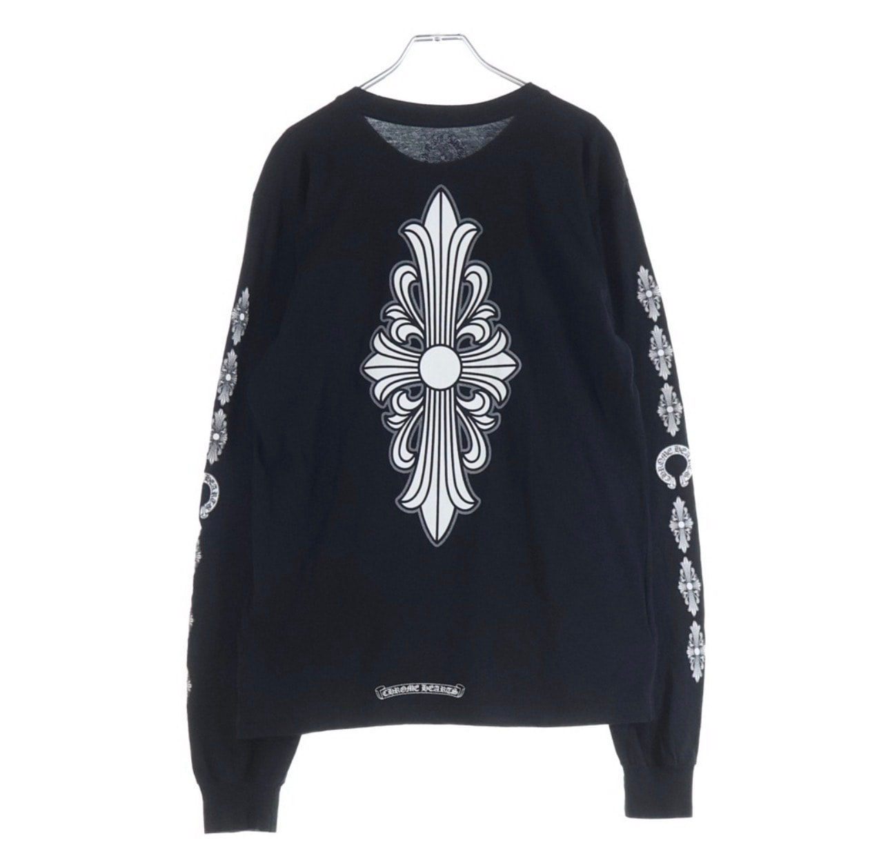 Chrome Hearts Floral Cross L/S T-Shirt "Black"