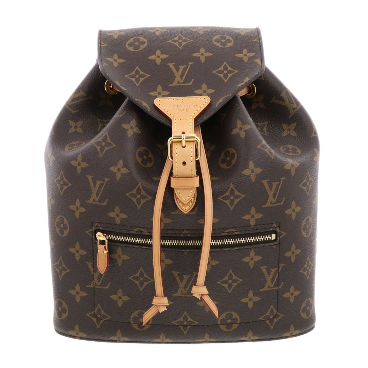 LOUIS VUITTON ルイ・ヴィトン モンスリー リュック・デイパック M43431 モノグラム ブラウン  レディース【中古】