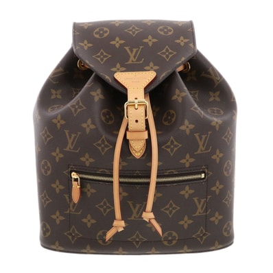 LOUIS VUITTON ルイ・ヴィトン モンスリー リュック・デイパック M43431 モノグラム ブラウン レディース【中古】