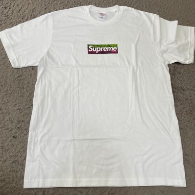 Supreme Los Angeles Fire Relief Box Logo Tee "White"