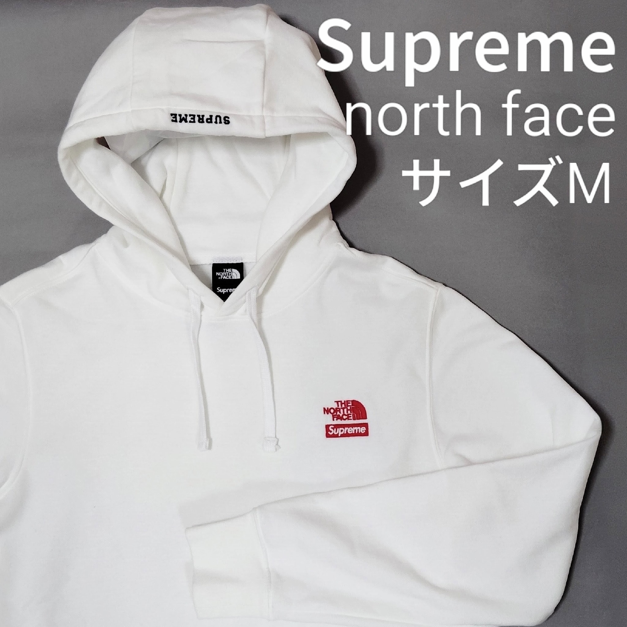 Supreme x The North Face Statue of Liberty Hooded Sweatshirt "White"