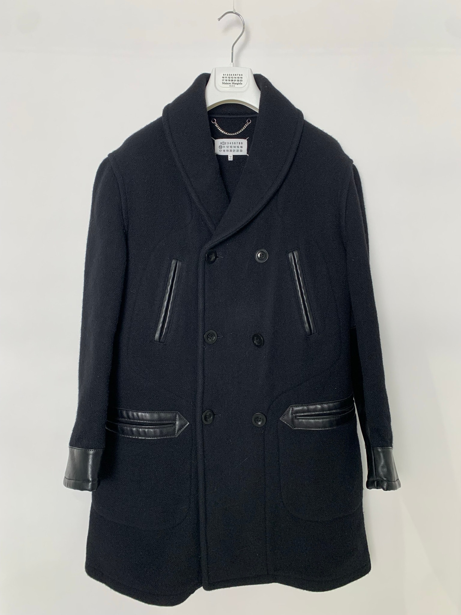 Maison Margiela Double Cloth Caban "Black"
