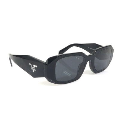 プラダ PRADA サングラス プラスチック ブラック ユニセックス【中古】 h32511k