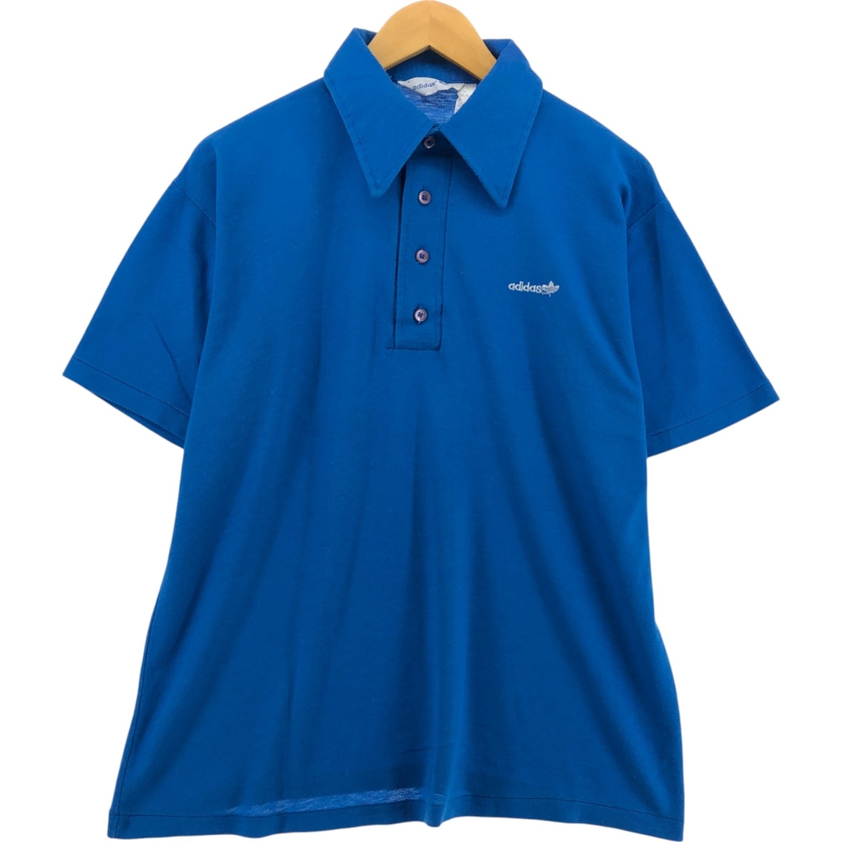 古着 70年代 アディダス adidas 半袖 ポロシャツ メンズL相当 ヴィンテージ/eaa544178