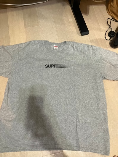 Supreme Motion Logo Tee 16SS "Heather Grey"