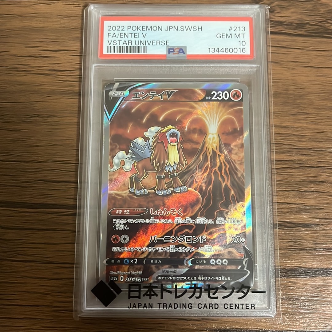 PSA10】エンテイV SAR[s12a 213/172](ハイクラスパック「VSTAR