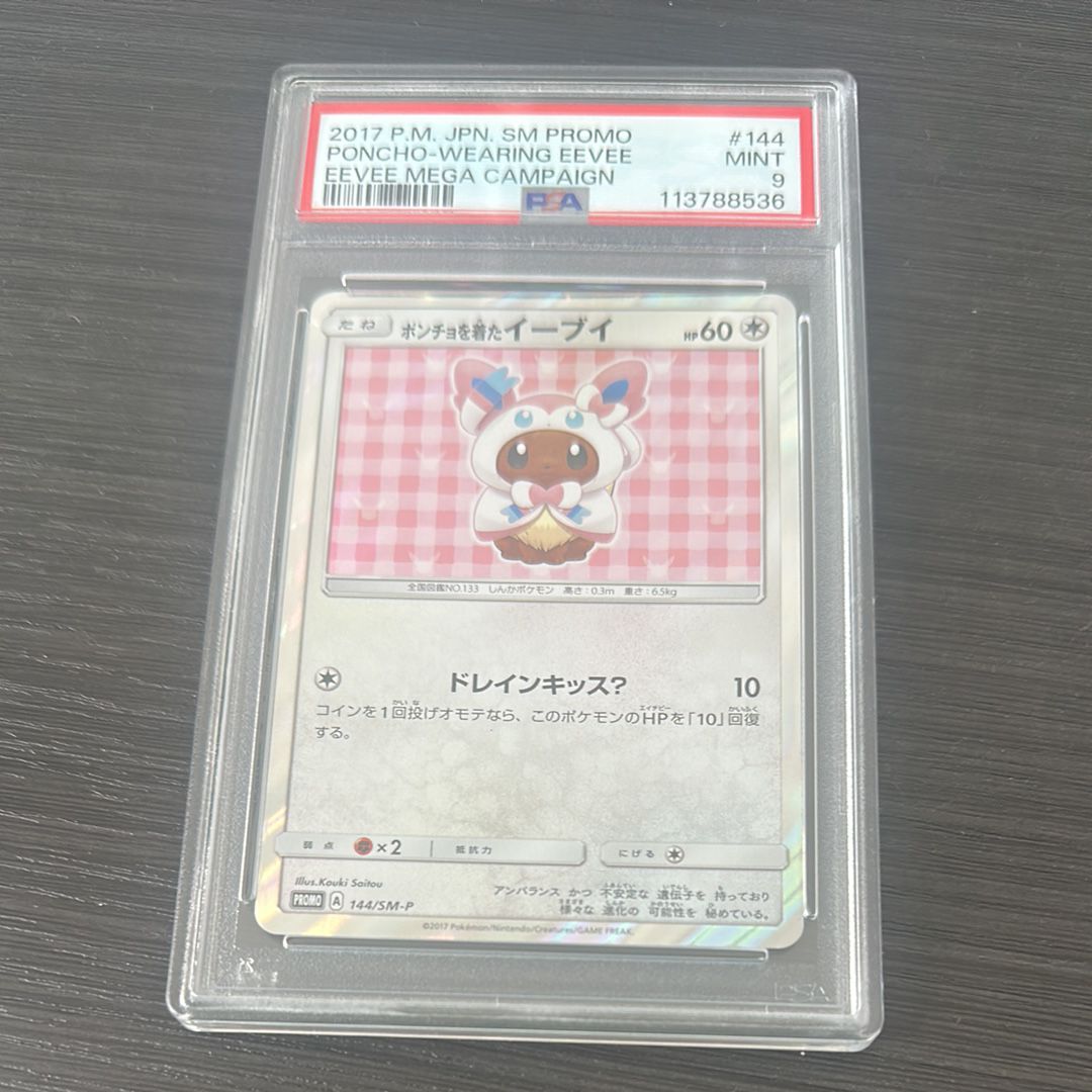ポンチョを着たイーブイ: プロモ[SM-P 144](プロモーションカード「SM-P」)