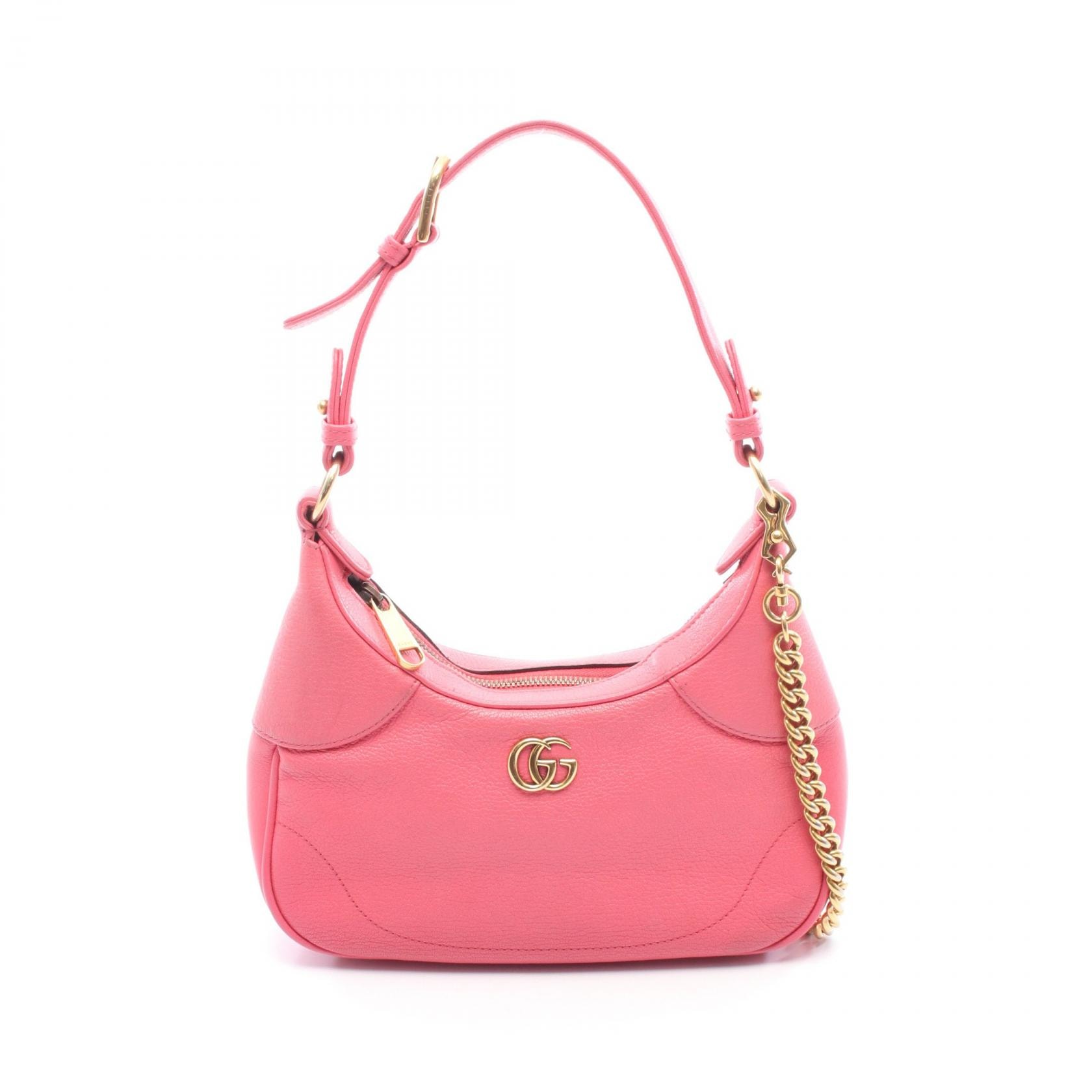 グッチ GUCCI アフロディーテ スモール ショルダーバッグ バッグ レザー レディース ピンク系 731817 【中古】