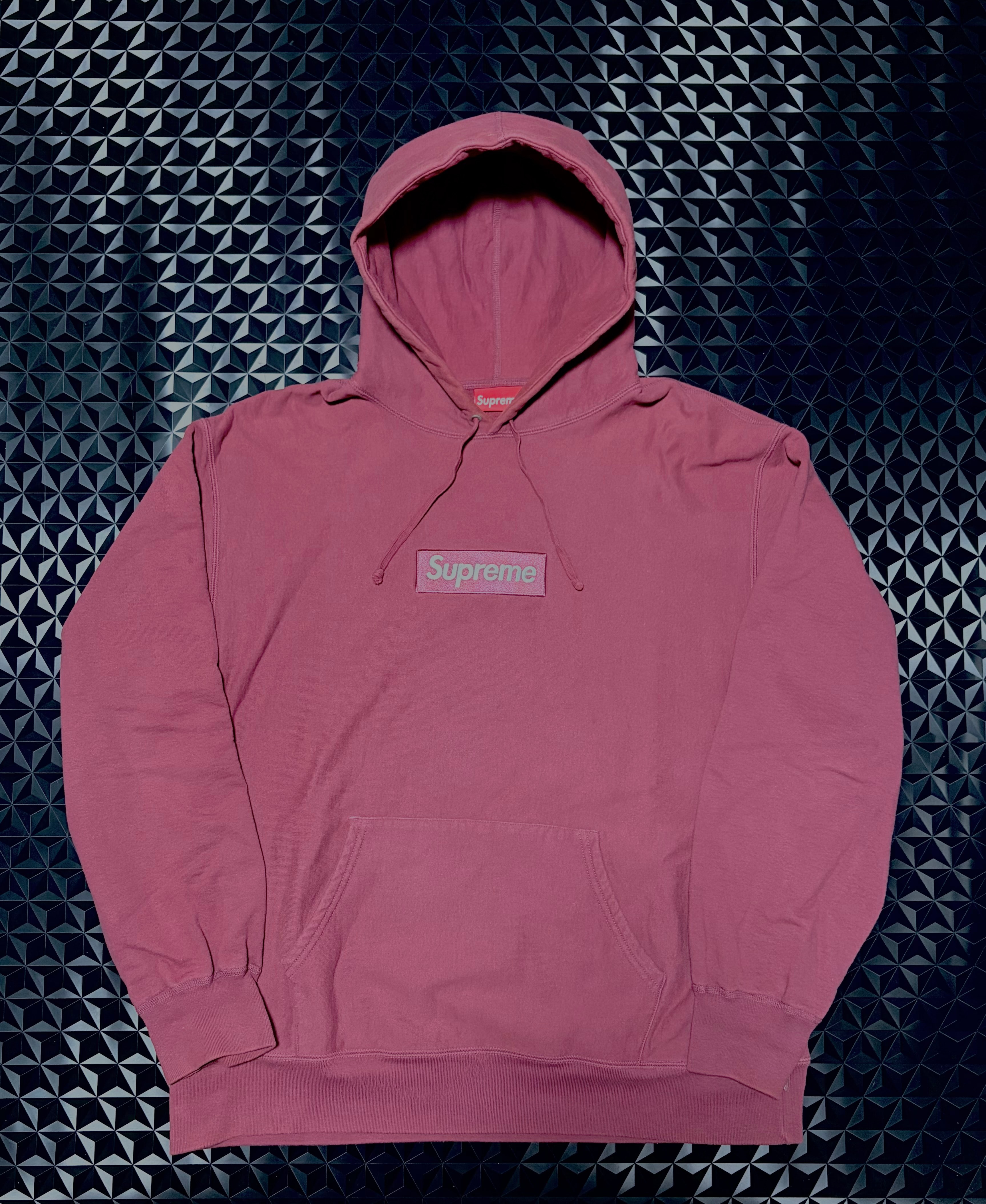 シュプリーム ボックス ロゴ フーディー スウェットシャツ "プラム" (21FW)