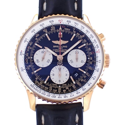 k18RG BREITLING ブライトリング ナビタイマー01 RB012012/BA49 メンズ 腕時計