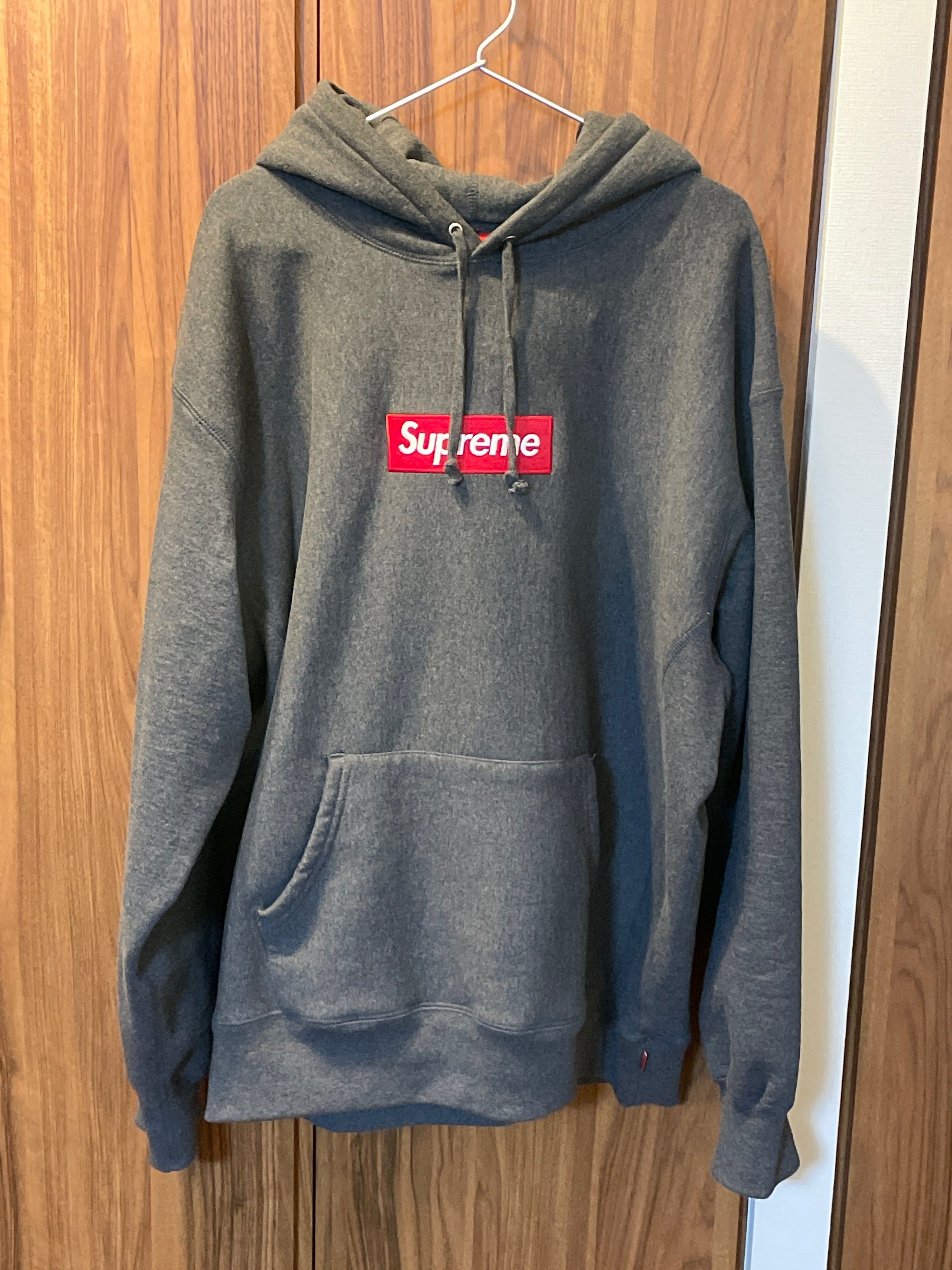Supreme Box Logo Hooded Sweatshirt "Charcoal" (21FW)