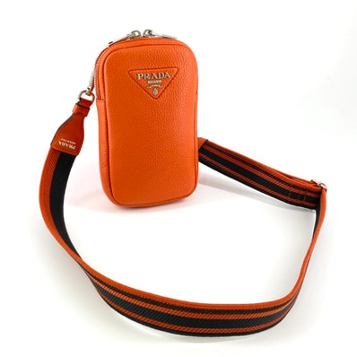 PRADA(プラダ) ヴィッテロダイノソフト 1BP027 ショルダーバッグ オレンジ