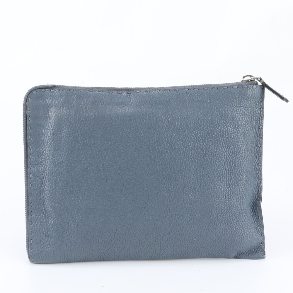 ■美品 フェンディ セカンドバッグ レザー