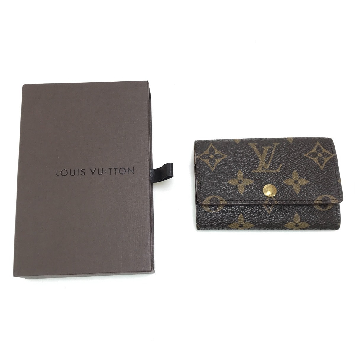 $$ LOUIS VUITTON ルイヴィトン キーケース モノグラム ミュルティクレ6 M62630 ブラウン