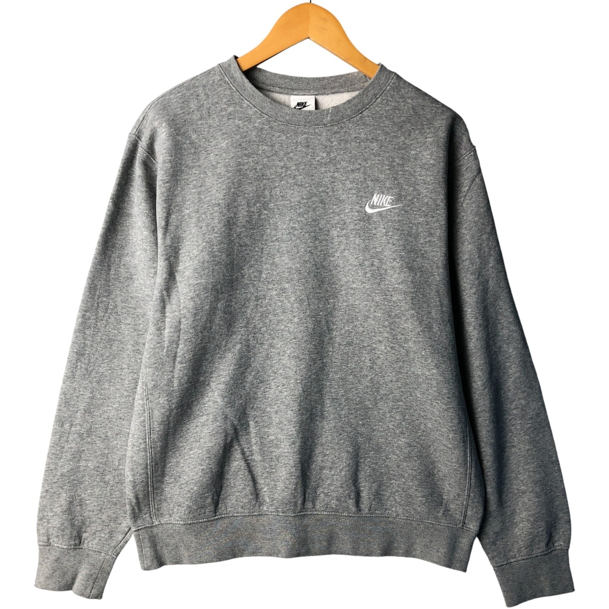 古着 ナイキ NIKE ワンポイントロゴスウェットシャツ トレーナー メンズS相当/eaa480177