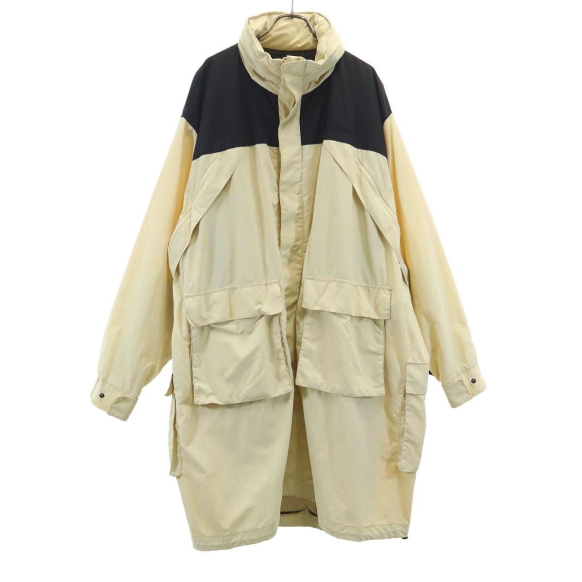 WILDTHINGS ワイルドシングス CHARI&CO チャリアンドコー コラボ ロング マウンテンパーカー L ベージュ