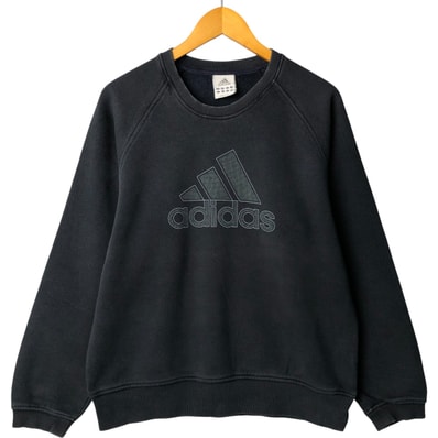 古着 アディダス adidas ロゴスウェットシャツ トレーナー メンズM相当 ヴィンテージ/eaa584326