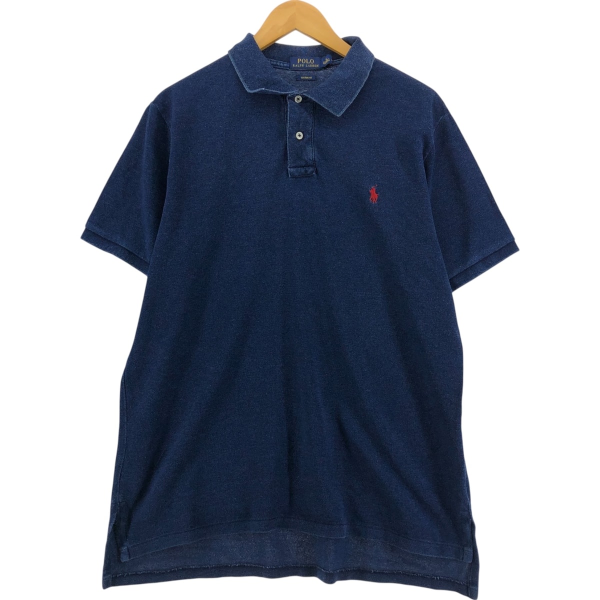 古着 ラルフローレン Ralph Lauren POLO RALPH LAUREN CUSTOM FIT 半袖 ポロシャツ メンズXL相当/eaa542038