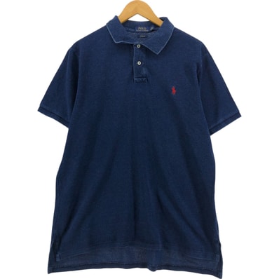 古着 ラルフローレン Ralph Lauren POLO RALPH LAUREN CUSTOM FIT 半袖 ポロシャツ メンズXL相当/eaa542038