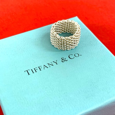 TIFFANY&Co. ティファニー サマセット メッシュ リング シルバー925 リング・指輪 7号 シルバー
30425