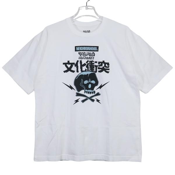 NEIGHBORHOOD x REBEL DREAD HARDWARE . Tee SS-3 "White"