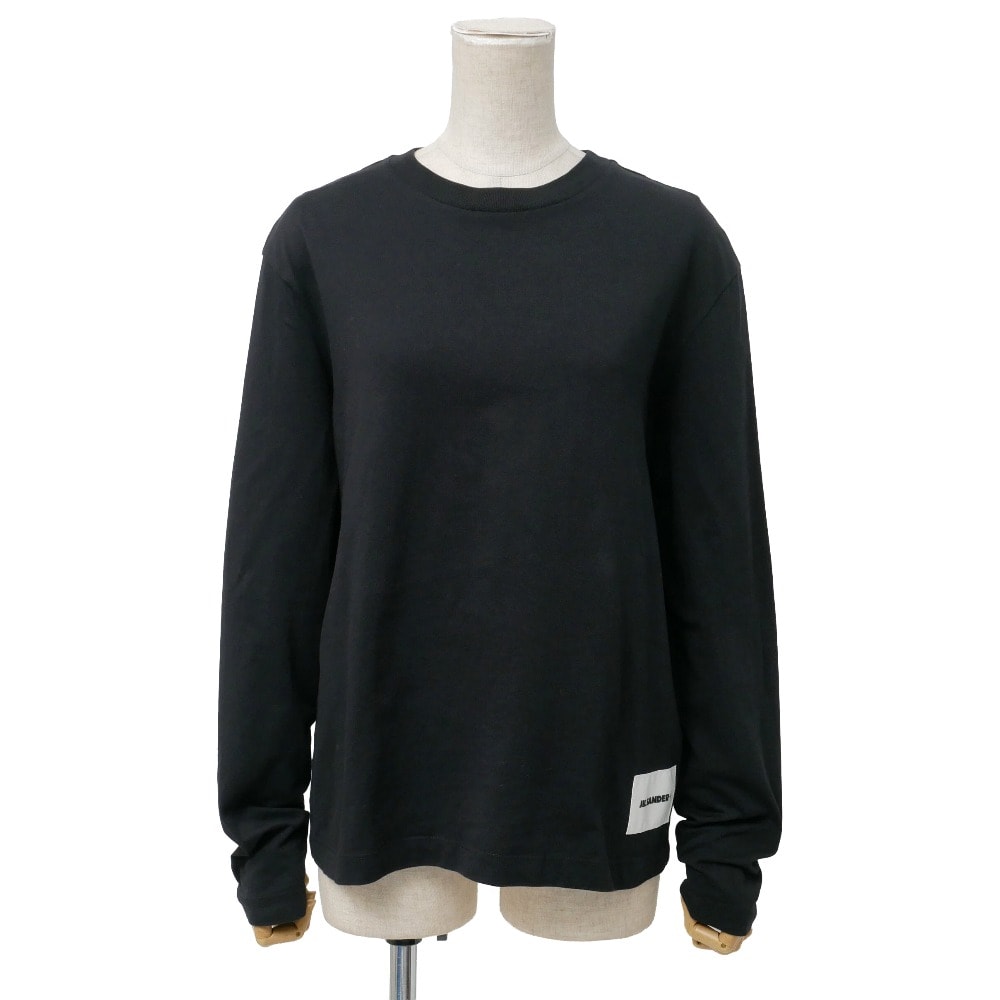 2023SS■JIL SANDER ジルサンダー 長袖Tシャツ サイズM クルーネック ロゴラベル ブランド古着【中古】20260522/RA9502