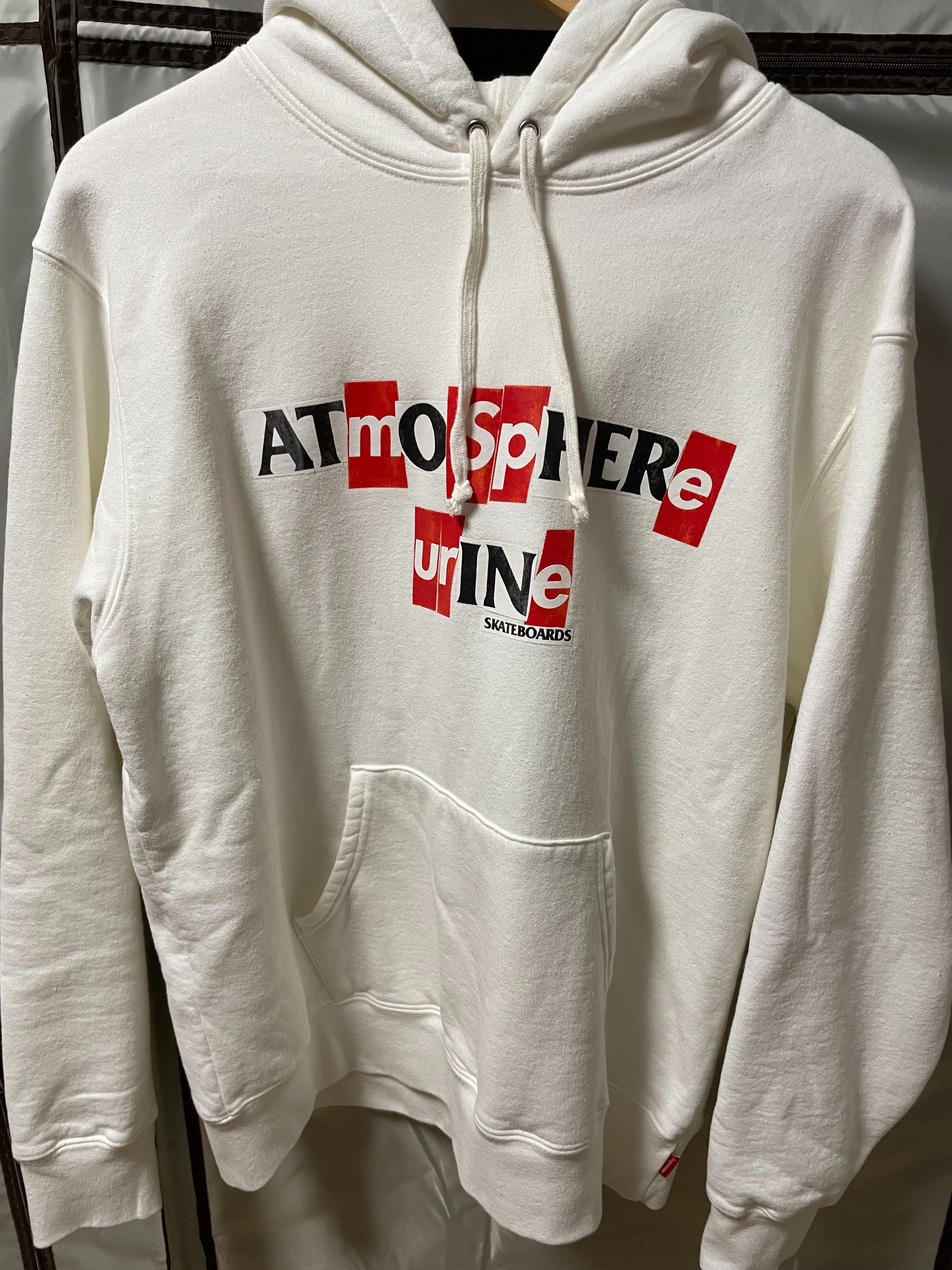 Supreme / Anti Hero Hooded Sweatshirt "White"