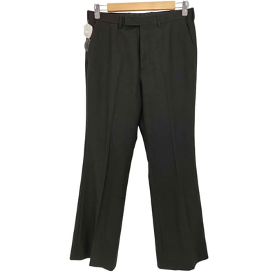 25aw WOOL GABARDINE SLIM FLARE SLACKS【1142475004431】