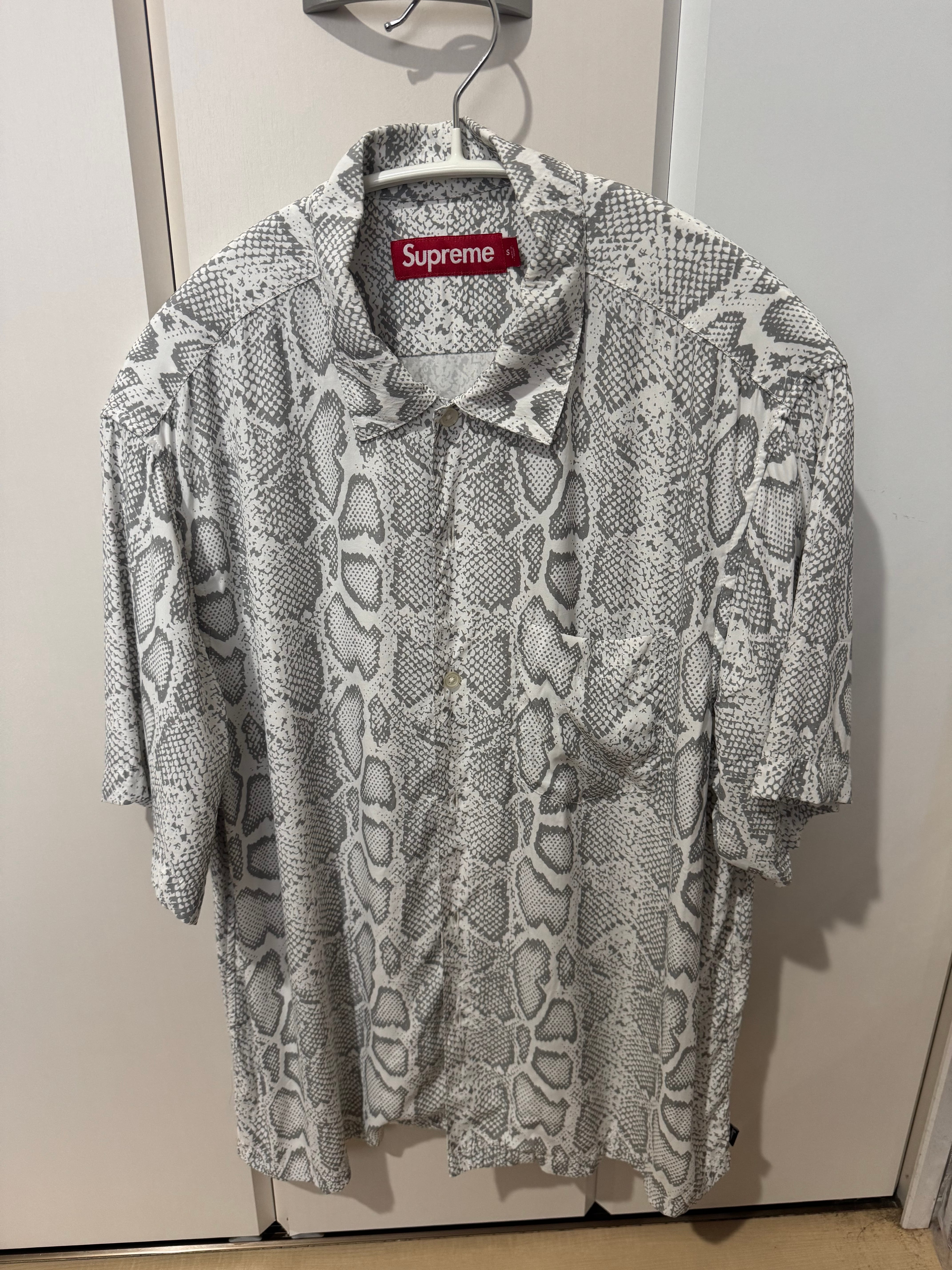 Supreme Snake S/S Shirt "White"
