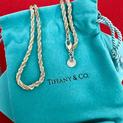 TIFFANY&Co. ティファニー ツイストロープ ネックレス シルバー925 K18イエローゴールド ネックレス シルバー
22213