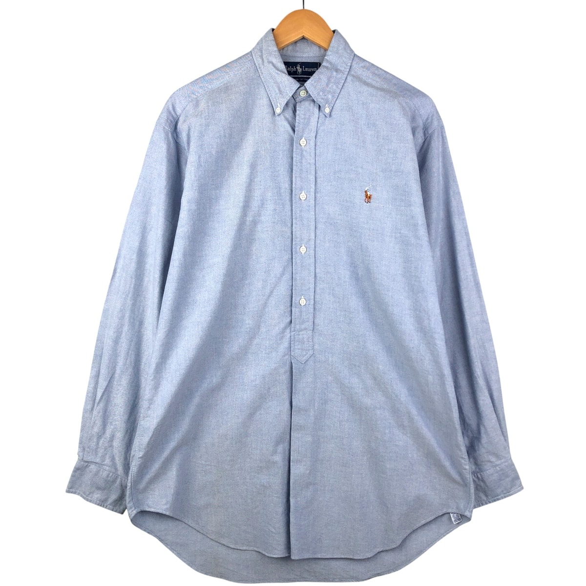 古着 ラルフローレン Ralph Lauren プルオーバー ハーフボタン プルオーバー 長袖 ボタンダウンシャツ メンズM相当/eaa588639