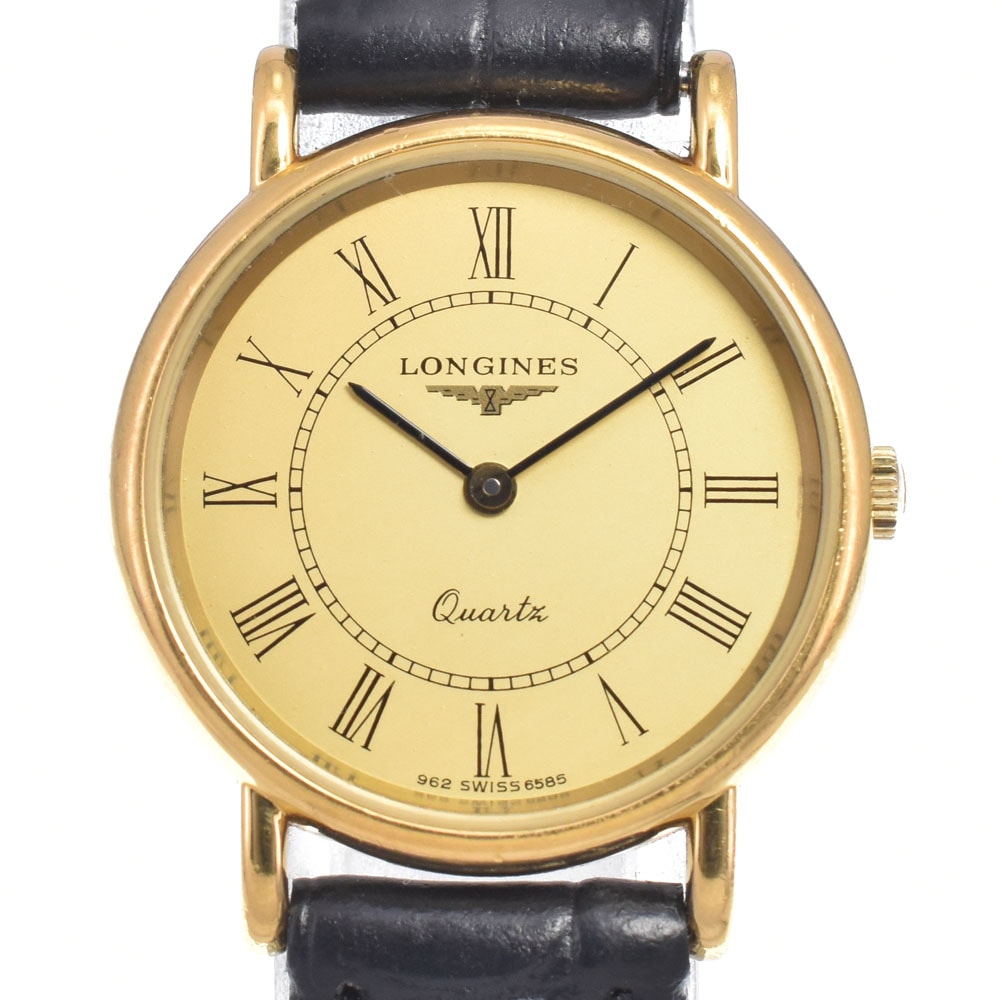 ロンジン LONGINES ゴールド クォーツ レディース 腕時計 C#149562