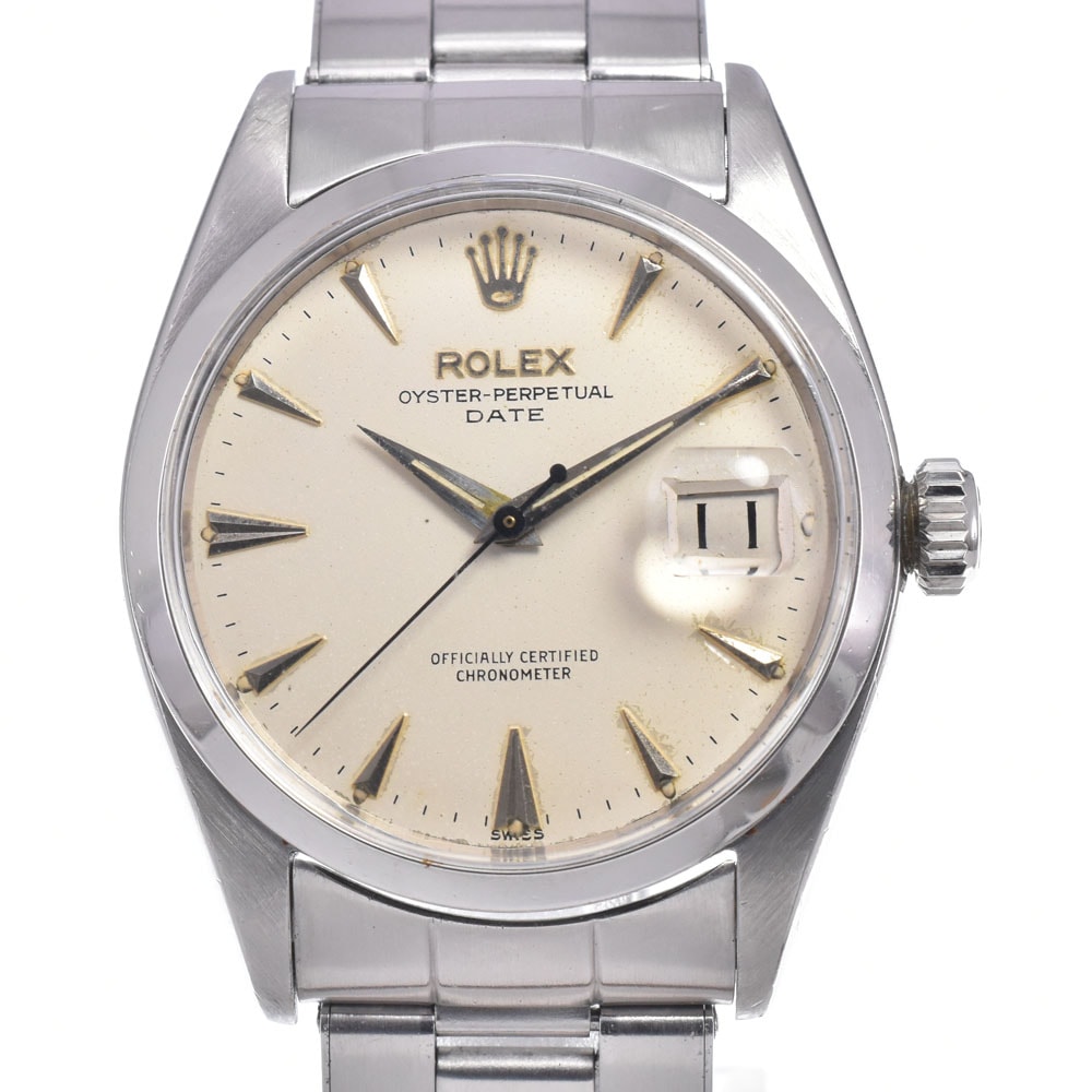 ロレックス ROLEX 6534 ヴィンテージ オイスターパーペチュアル Cal.1030 バタフライローター シルバー 自動巻き メンズ 腕時計 E#149102