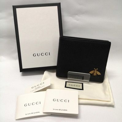 GUCCI Animalier Leather Coin Wallet