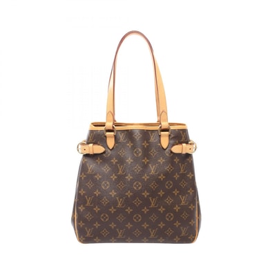 ルイ・ヴィトン LOUIS VUITTON バティニョール ヴェルティカル モノグラム トートバッグ バッグ PVCコーティングキャンバス レザー レディース ブラウン系 M51153 【中古】