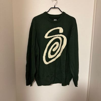 Stussy CURLY S SWEATER "Green"