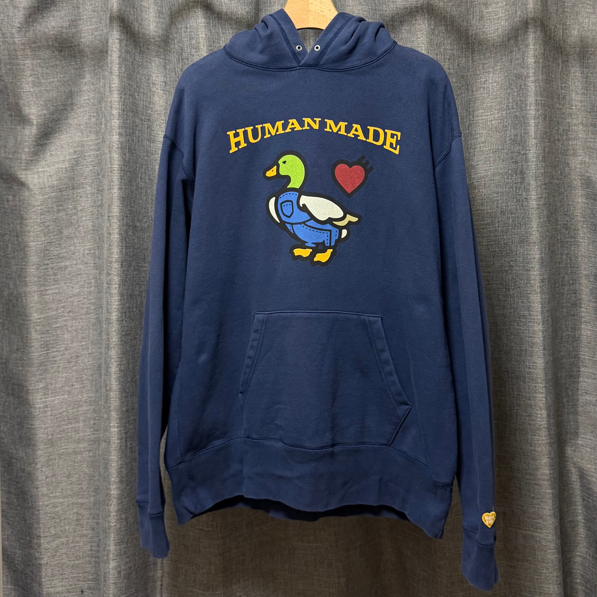 HUMAN MADE DUCK HOODIE "Navy"