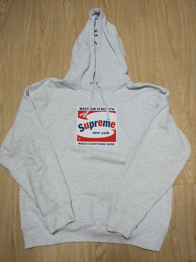 Supreme Shine Hooded Sweatshirt "Grey"