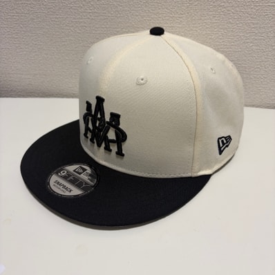 NEW ERA x atmos 9Fifty Snap Back "White/Black"