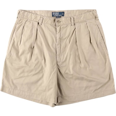古着 ラルフローレン Ralph Lauren POLO by Ralph Lauren ANDREW SHORT ツータック チノショーツ ショートパンツ メンズw34相当/eaa653490