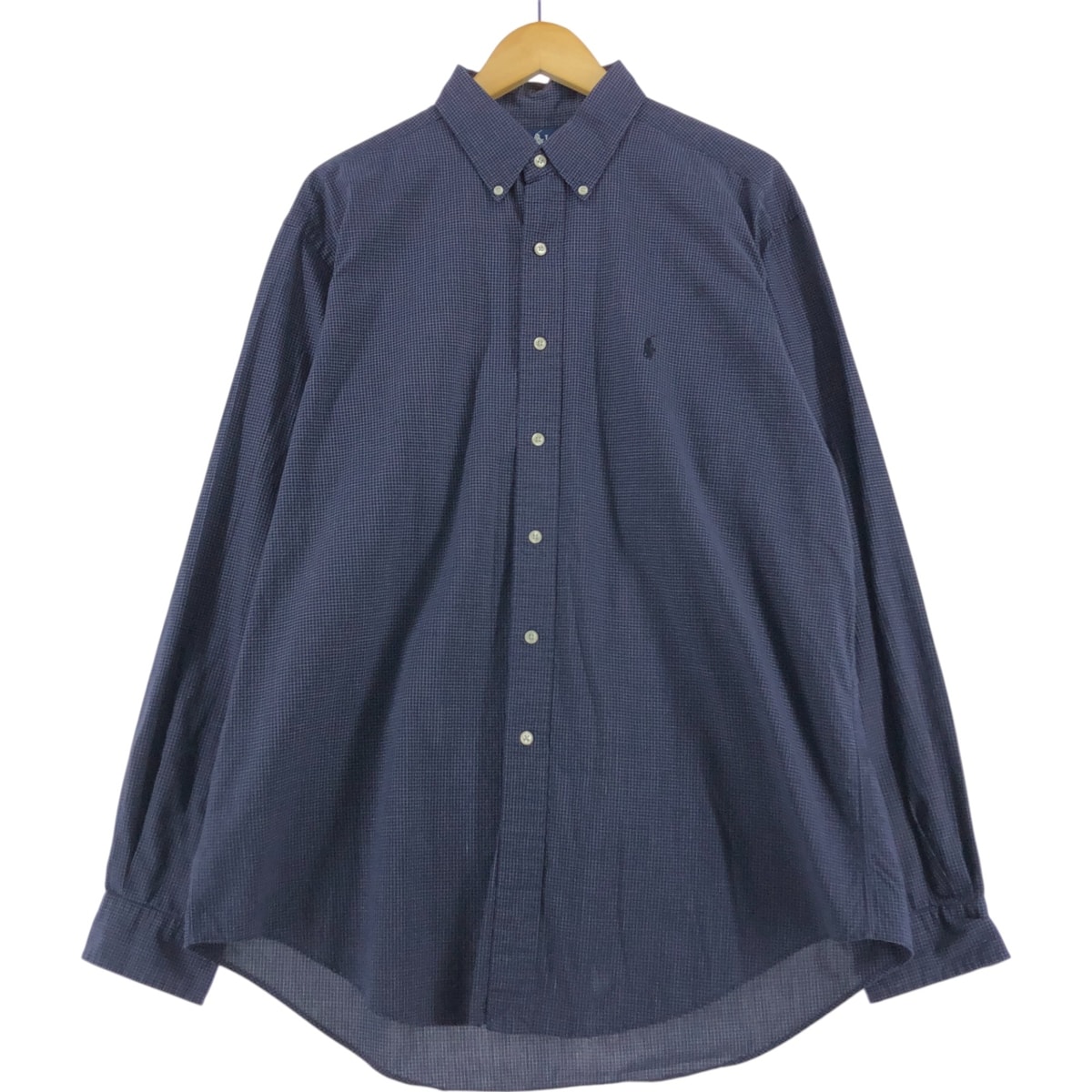 古着 ラルフローレン Ralph Lauren YARMOUTH 長袖 ボタンダウンチェックシャツ メンズXL相当/eaa523746