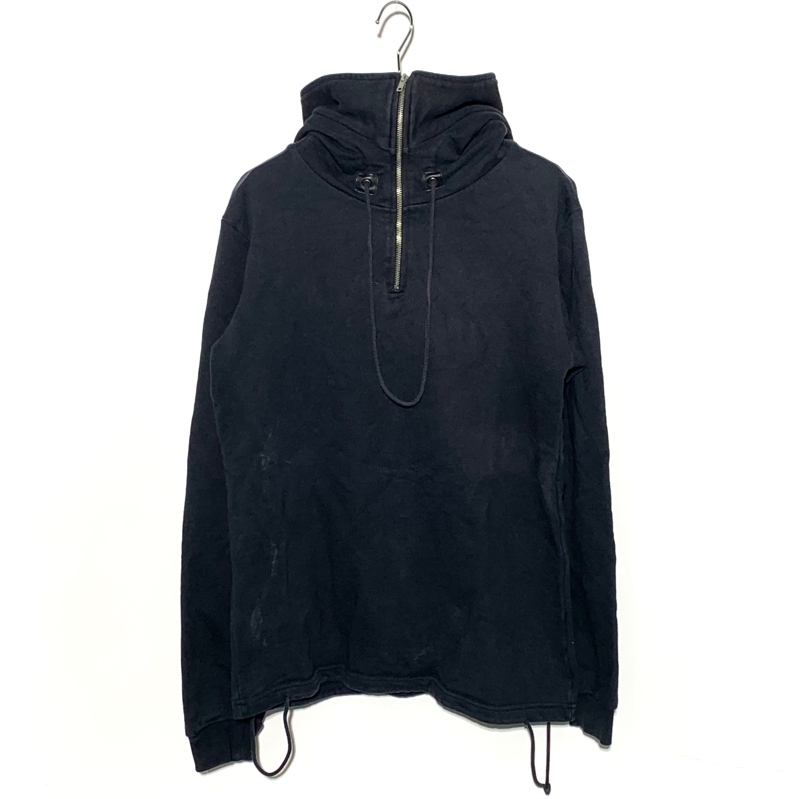 Raf Simons AW06 Zip Up Pullover Hoodie  Black