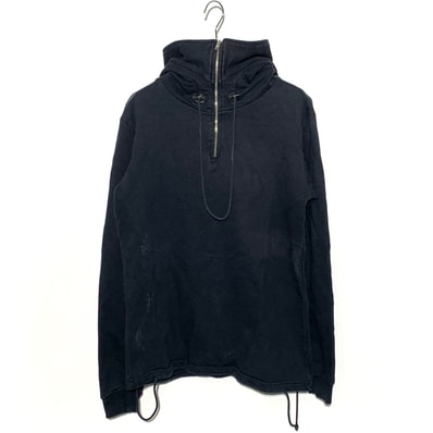 Raf Simons AW06 Zip Up Pullover Hoodie Black