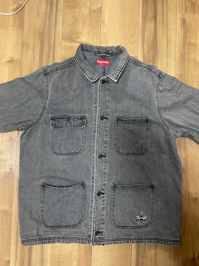 Supreme Denim Chore Coat "Black"