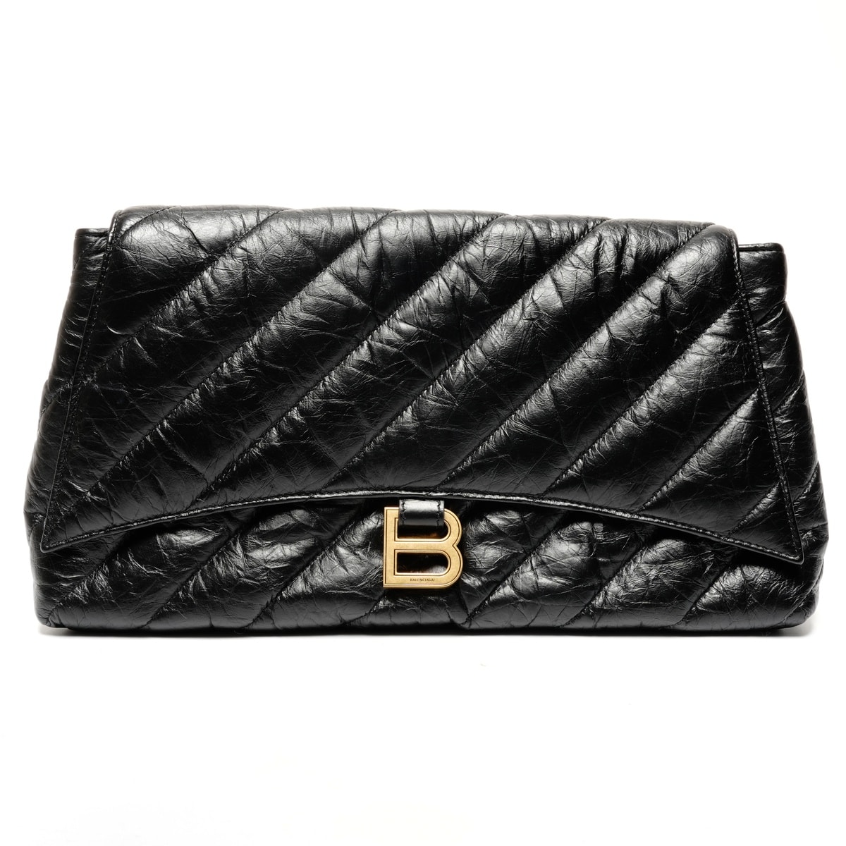 バレンシアガ BALENCIAGA 中破れ 傷あり クラッチレザー バッグ
