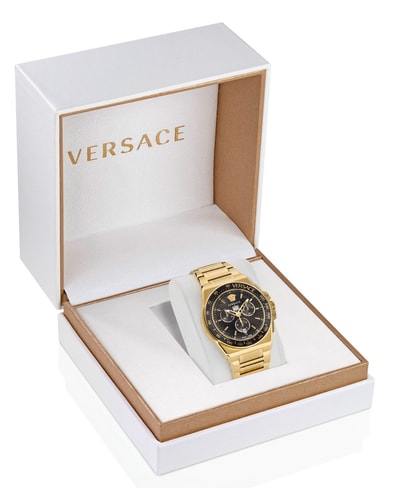 Versace Greca Extreme Chrono Watch "Gold"