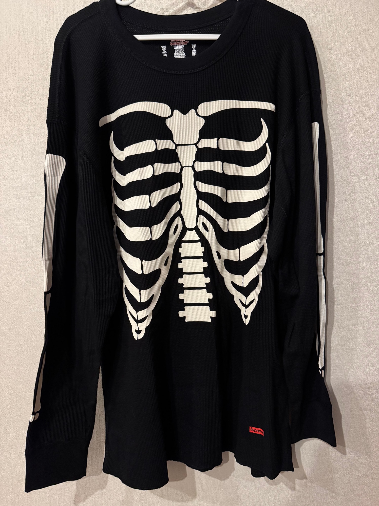 Supreme x Hanes Bones Thermal Crew (1 Pack) "Black"