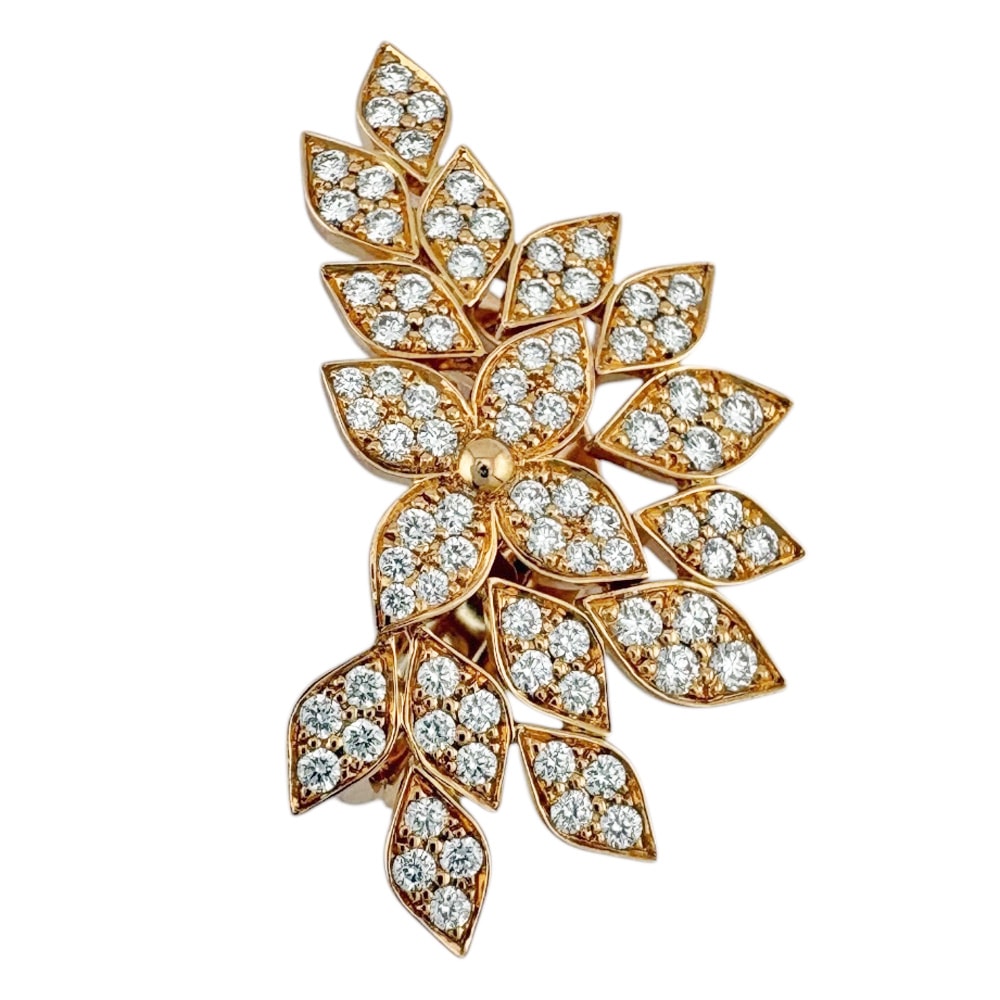 ルイヴィトン スターブロッサム イヤリング 18金 K18ピンクゴールド ダイヤモンド レディース LOUIS VUITTON  中古