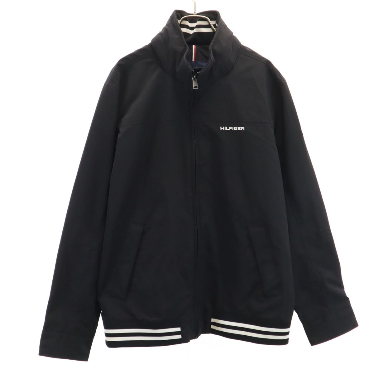 TOMMY HILFIGER トミーヒルフィガー ナイロンジャケット L ブラック