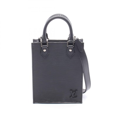 ルイ・ヴィトン LOUIS VUITTON プティット サックプラ 2WAY ハンドバッグ バッグ レザー エピ ノワール レディース ブラック系 M69441 【中古】